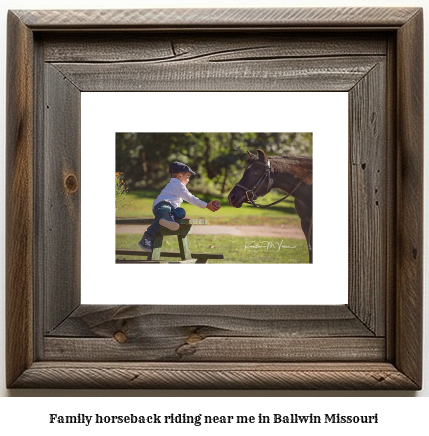 family horseback riding near me in Ballwin, Missouri